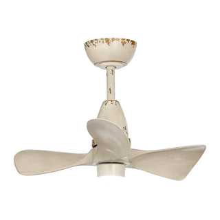 28" Kwang Rustic DC Motor Downrod Mount Reversible Ceiling Fan with LED Lighting and Remote Control - Vaczon