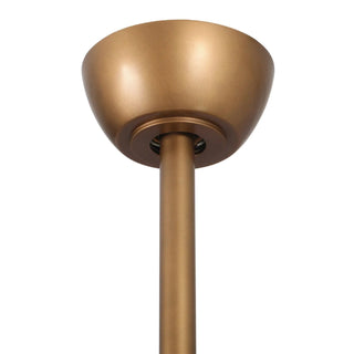 28" Modern White DC Motor Downrod Mount Reversible Ceiling Fan with LED Lighting and Remote Control - Vaczon