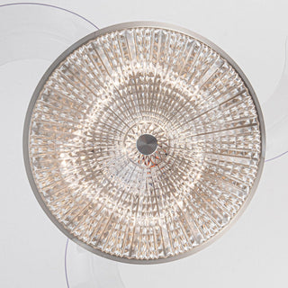 36" Brownesville Modern Chrome Downrod Mount Crystal Ceiling Fan with Lighting and Remote Control - Vaczon