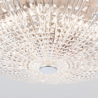 36" Brownesville Modern Chrome Downrod Mount Crystal Ceiling Fan with Lighting and Remote Control - Vaczon