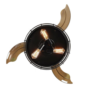 36" Pickett Industrial Downrod Mount Ceiling Fan with Lighting and Remote Control - Vaczon