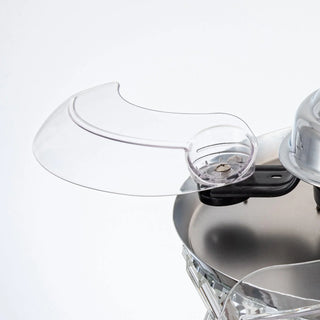 36" Prayag AC Motor Industrial Modern Downrod Mount Crystal Ceiling Fan with Lighting and Remote Control - Vaczon