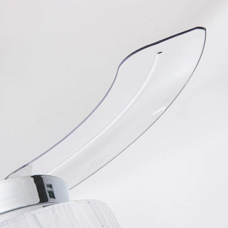 42" Modern Chrome Downrod Mount Crystal Ceiling Fan with Lighting and Remote Control - Vaczon