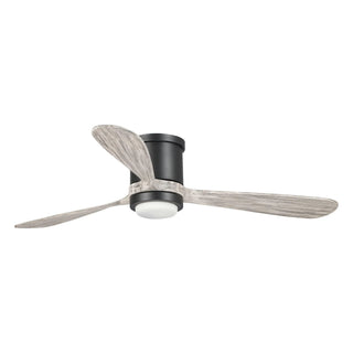 52" Anyan Farmhouse Flush Mount Reversible Ceiling Fan with Lighting and Remote Control - Vaczon