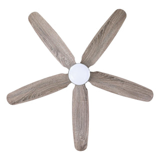 52" Dicken Modern Downrod Mount Reversible Crystal Ceiling Fan with Lighting and Remote Control