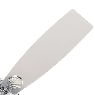 52" Elkton Modern Chrome Downrod Mount Reversible Crystal Ceiling Fan with Lighting and Remote Control - Vaczon