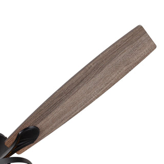 52" Paquette Industrial Downrod Mount Reversible Ceiling Fan with Lighting and Remote Control - Vaczon