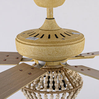 52" Pune Farmhouse Downrod Mount Reversible Ceiling Fan with Lighting and Remote Control 