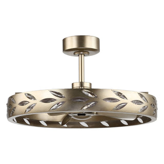 Vaczon 29 Inch Antique Silver Downrod Mount Luxury Fandelier with Light - Vaczon