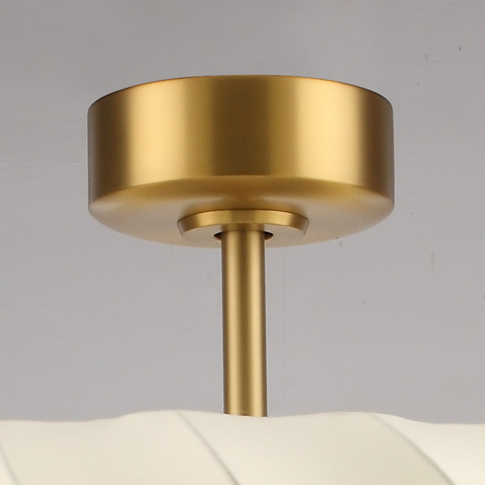29 Inch Debby Electroplated Gold Luxury LED Fandelier