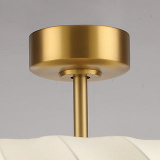 29 Inch Debby Electroplated Gold Luxury LED Fandelier