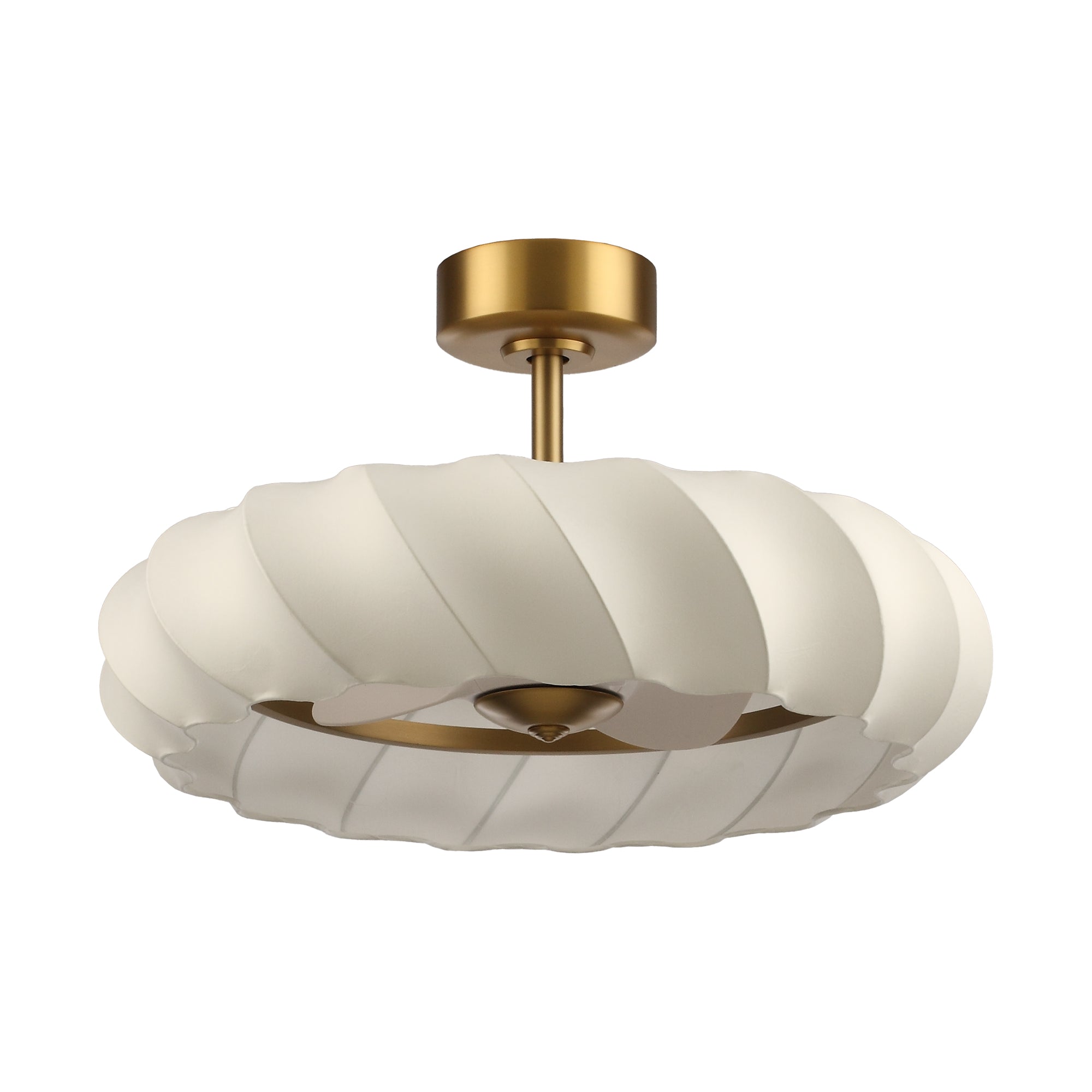 29 Inch Debby Electroplated Gold Luxury LED Fandelier