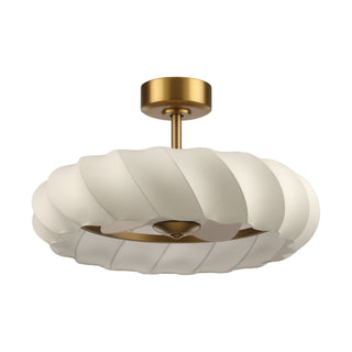 29 Inch Debby Electroplated Gold Luxury LED Fandelier