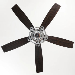 Vaczon 52" Rita Double-sided Blades Downrod Mount LED Ceiling Fan with Remote Control