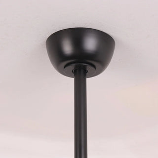 Vaczon 52" Dicken Modern Downrod Mount Reversible Crystal Ceiling Fan With Lighting