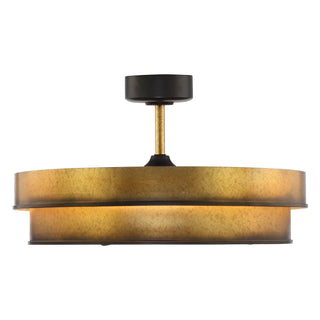 Vaczon 32 Inch Eartha Antique Bronze Downrod Mount Luxury Fandelier with Light and Remote Control - Vaczon