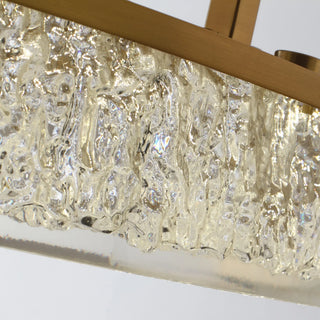 Vaczon 32 Inch Andrea Electroplated Golden Luxury LED Fandelier with Remote Control - Vaczon