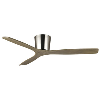Vaczon 54" Ward Solid Wood Blades Flush Mount Ceiling Fan with Remote Control