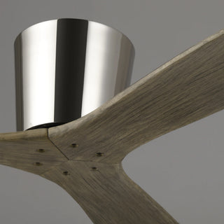 Vaczon 54" Ward Solid Wood Blades Flush Mount Ceiling Fan with Remote Control