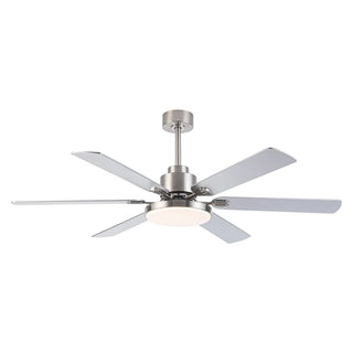60" Lucknow Modern Ceiling Fan with Lighting and Remote Control - Vaczon