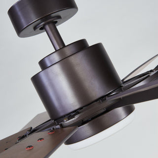 60" Oretha Windmill Modern DC Motor Downrod Mount Reversible Ceiling Fan with Lighting and Remote Control - ParrotUncle