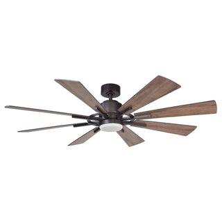 60" Oretha Windmill DC Ceiling Fan with LED Lighting - Vaczon