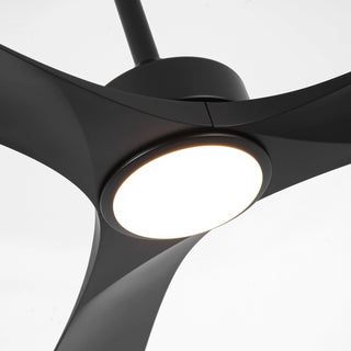 60" Alexi DC Motor Modern Downrod Ceiling Fan with LED Light