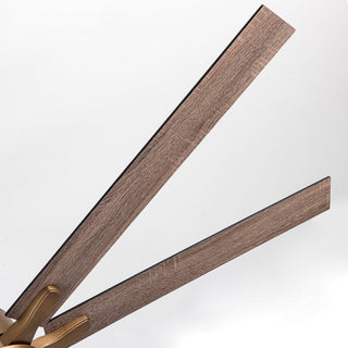 65" Balachandran Industrial DC Motor Downrod Mount Ceiling Fan with LED Lighting and Remote Control - Vaczon