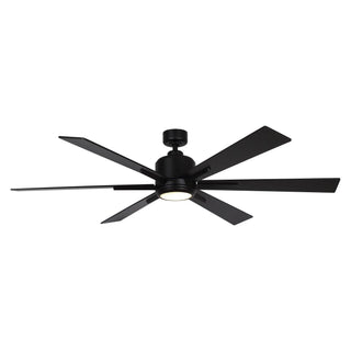 65" Bendan Industrial Downrod Mount Ceiling Fan with Lighting and Remote Control - Vaczon