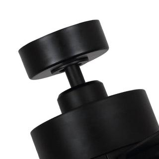 65" Amold Industrial Downrod Mount Ceiling Fan with Lighting and Remote Control - Vaczon