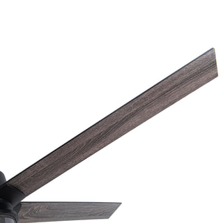 65" Downrod Mount Modern Reversible Ceiling Fan with Lighting and Remote Control - Vaczon