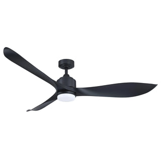 66" Misael Propeller Industrial DC Motor Ceiling Fan with LED Lighting - Vaczon