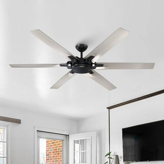 70" Madhya Industrial Ceiling Fan with Remote Control - Vaczon