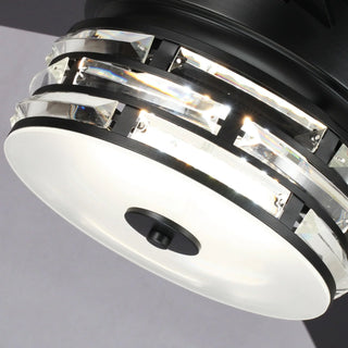 70" Modern DC Motor Downrod Mount Reversible Ceiling Fan with Lighting and Remote Control - Vaczon