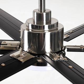 72" Bankston Modern DC Motor Downrod Mount Reversible Ceiling Fan with Lighting and Remote Control - Vaczon