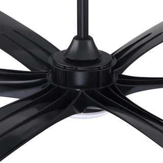 72" Jaydn Modern Satin Nickel DC Motor Downrod Mount Reversible Ceiling Fan with Lighting and Remote Control - ParrotUncle