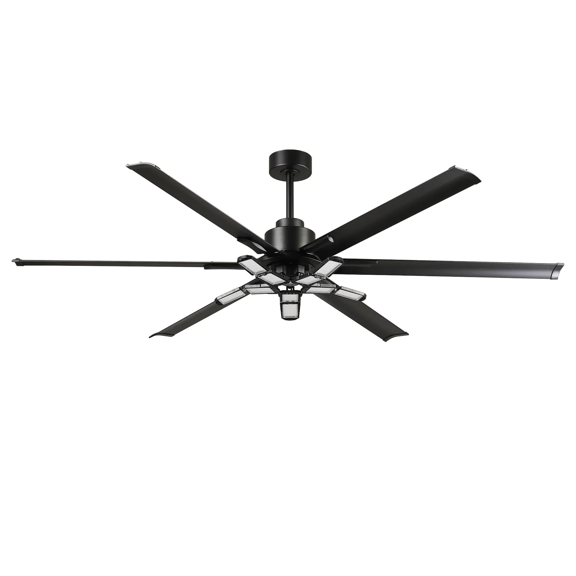 72 Inch 84 Inch Arlene HVLS Large Ceiling Fan with Foldable LED & Remote Control