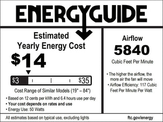 72 Inch 84 Inch Arlene HVLS Large Ceiling Fan with Foldable LED & Remote Control