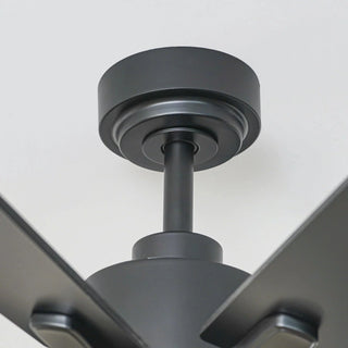 Vaczon 72" Elbe Modern Downrod Mount Ceiling Fan with Light and Remote Control