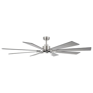 Vaczon 72" Elbe Modern Downrod Mount Ceiling Fan with Light and Remote Control