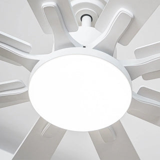 Vaczon 72" Elbe Modern Downrod Mount Ceiling Fan with Light and Remote Control