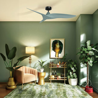 52" Punjab Industrial DC Motor Downrod Mount Reversible Ceiling Fan with Remote Control
