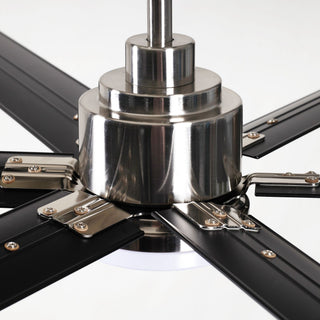 72" Bankston Modern DC Motor Downrod Mount Reversible Ceiling Fan with Lighting