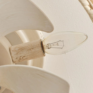 20" Ronald Bohemian Flush Mount Ceiling Fan with Light - Vaczon