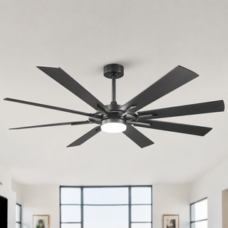 60 Inch 72 Inch Windmill Downrod Mount LED Ceiling Fan