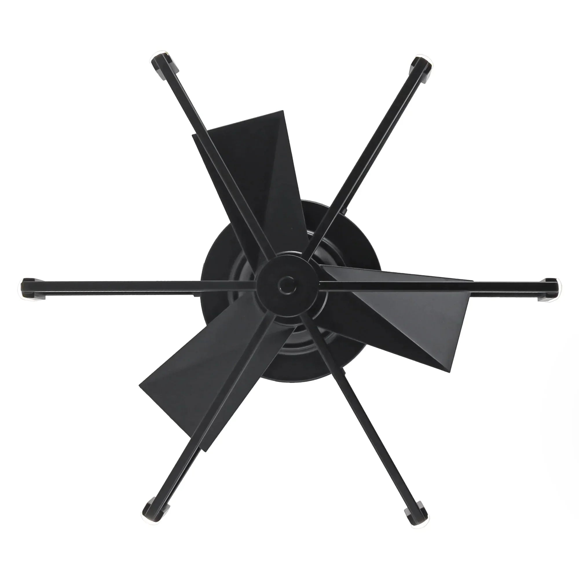 21 Inch Wade Black Industrial Flush Mount LED Ceiling Fan - Vaczon