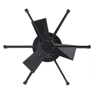 21 Inch Wade Black Industrial Flush Mount LED Ceiling Fan - Vaczon
