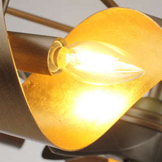 37"Oil Rubbed Bronze Luxury LED Fandelier