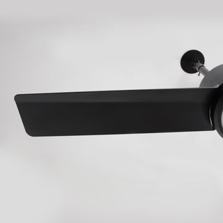 42 Inch Rhine Indoor/Wet Outdoor IP65 Black Anywhere Waterproof Ceiling Fan with LED Light and Convenient Hanging Hook