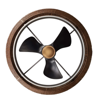 33 Inch Elijah Black-Charcoal Gray Luxury Fandelier with Light - Vaczon
